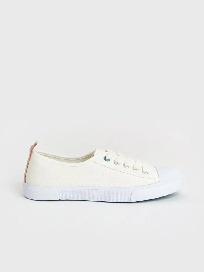 Women TRAINERS White Stuff Piper Plimsolls Natural White Women TRAINERS White Stuff Piper Plimsolls Natural White