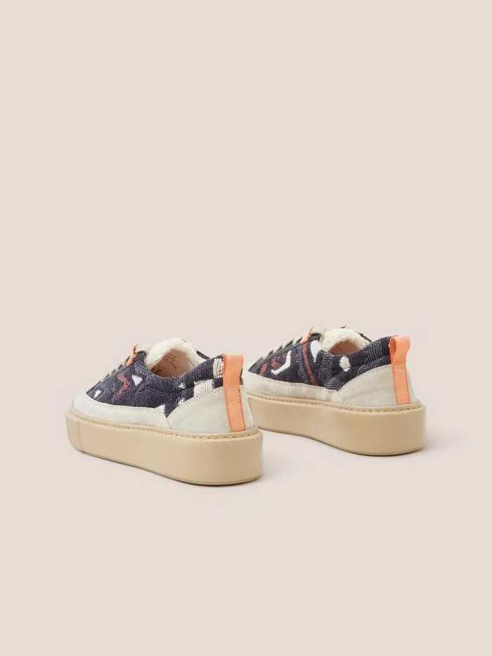 Women TRAINERS White Stuff XL Extralight Suede Trainer Navy Multi Women TRAINERS White Stuff XL Extralight Suede Trainer Navy Multi
