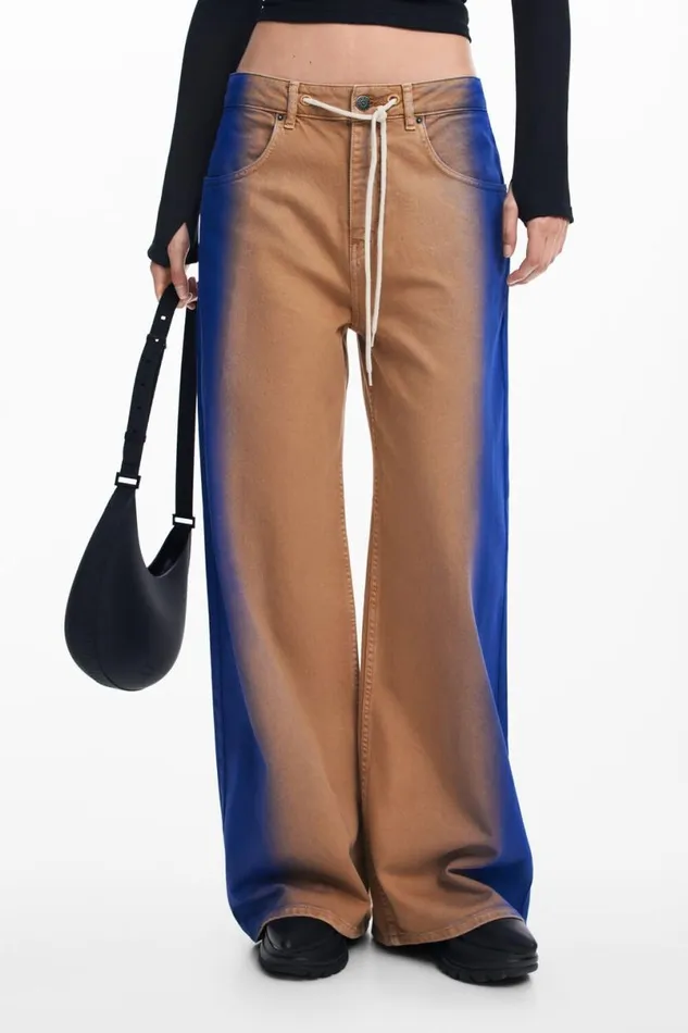 Women Trousers Desigual Maitrepierre Gradient Jeans