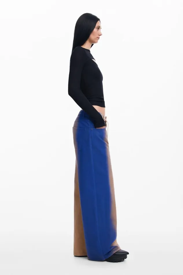 Women Trousers Desigual Maitrepierre Gradient Jeans