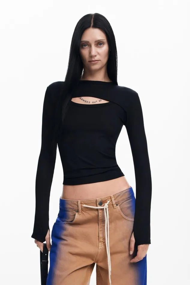 Women Trousers Desigual Maitrepierre Gradient Jeans