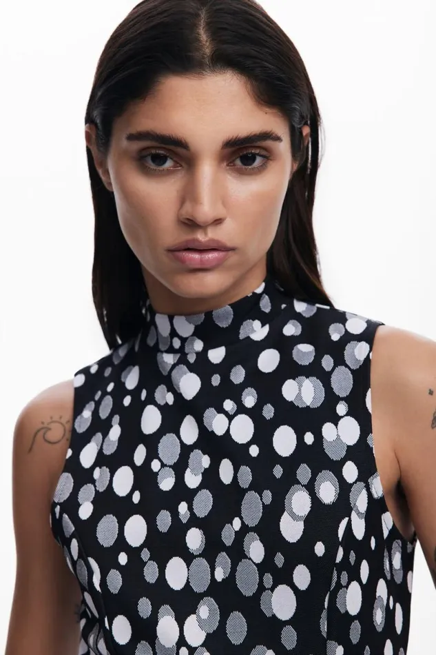 Women Trousers Desigual Polka Dot Jumpsuit