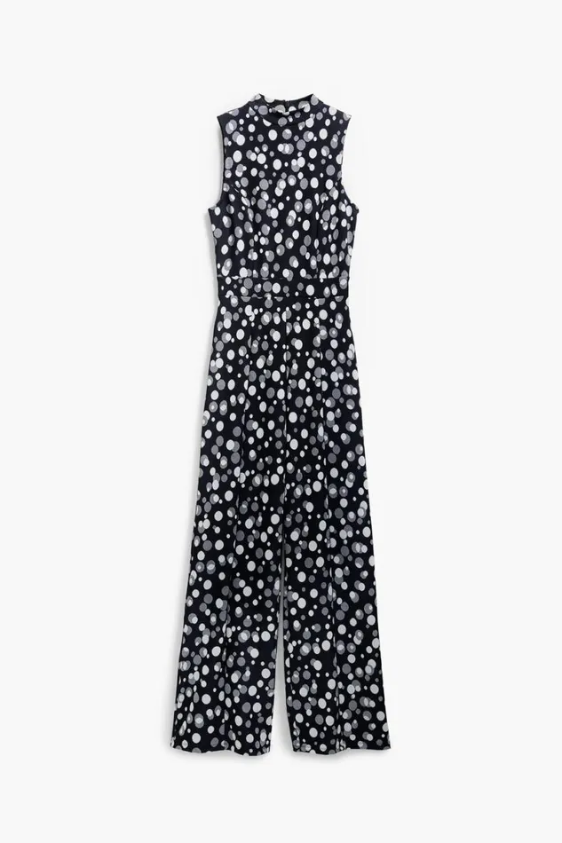 Women Trousers Desigual Polka Dot Jumpsuit