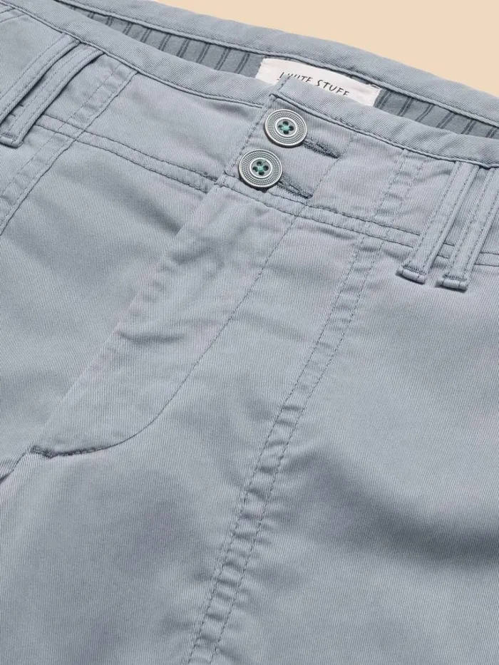 Women TROUSERS White Stuff Blaire Cotton Blend Trouser Mid Blue Women TROUSERS White Stuff Blaire Cotton Blend Trouser Mid Blue