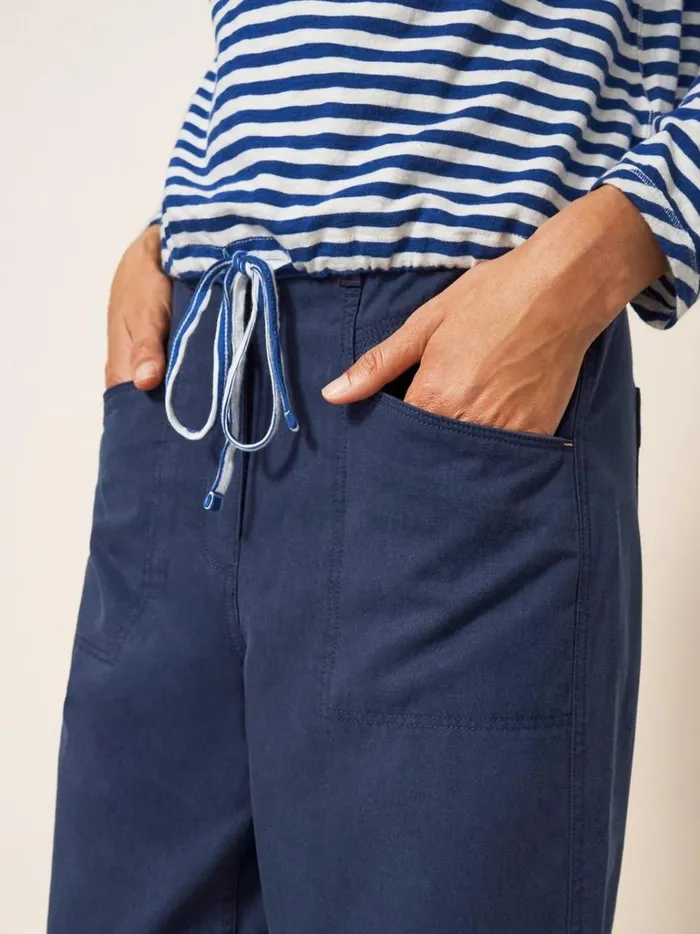Women TROUSERS White Stuff Harper Wide Leg Trouser Dark Navy Women TROUSERS White Stuff Harper Wide Leg Trouser Dark Navy