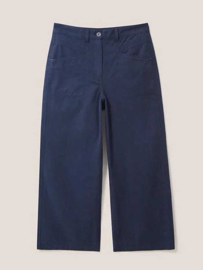 Women TROUSERS White Stuff Harper Wide Leg Trouser Dark Navy Women TROUSERS White Stuff Harper Wide Leg Trouser Dark Navy