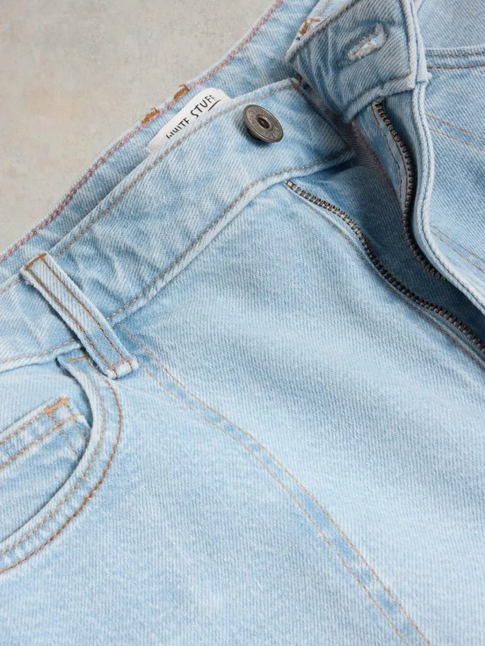 Women TROUSERS White Stuff Tia Wide Leg Crop Jean Light Denim Women TROUSERS White Stuff Tia Wide Leg Crop Jean Light Denim