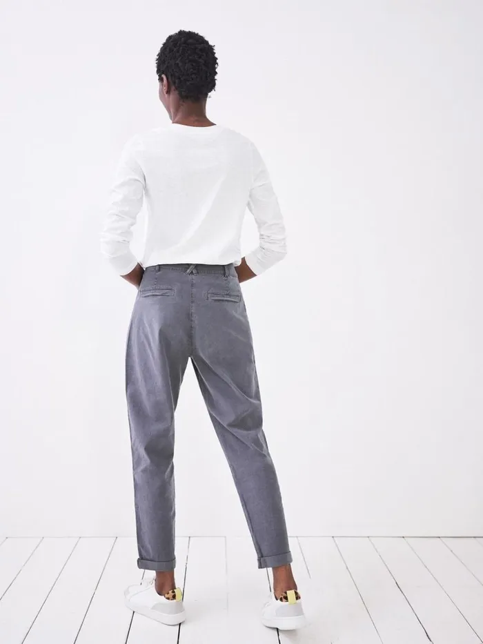 Women TROUSERS White Stuff Twister Chino Trousers Dark Purple Women TROUSERS White Stuff Twister Chino Trousers Dark Purple