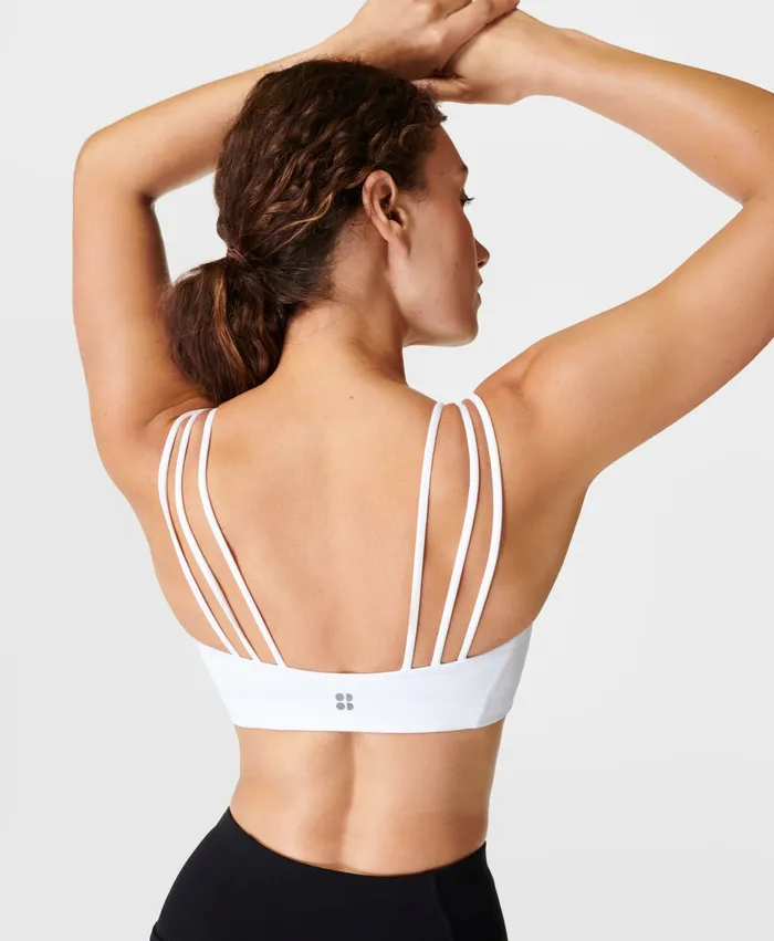 Women Underwear Sweaty Betty Oh So Soft Yoga Bra White