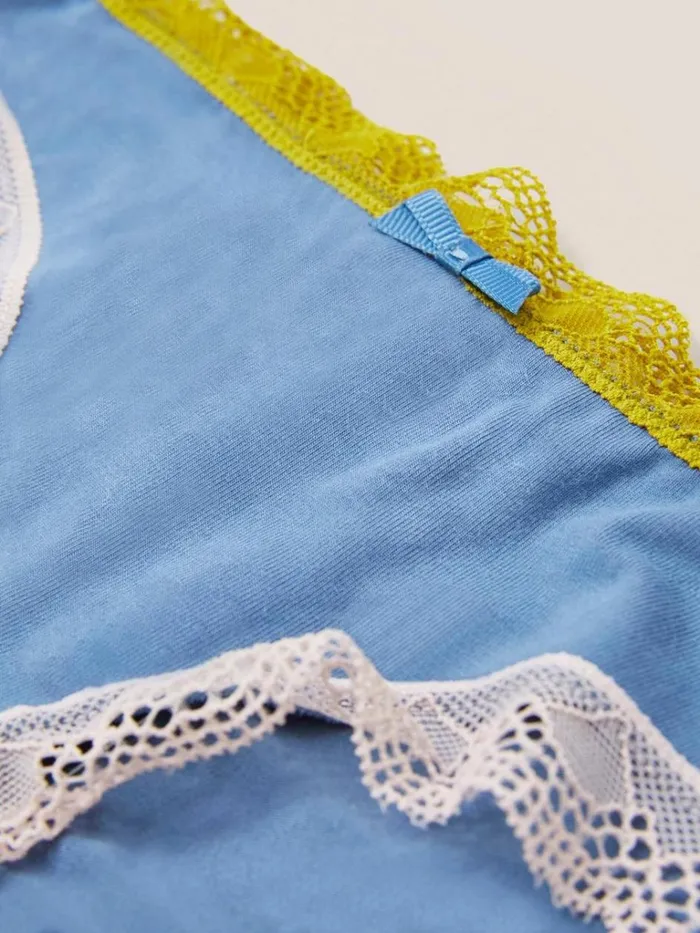 Women UNDERWEAR White Stuff Knicker Dusty Blue