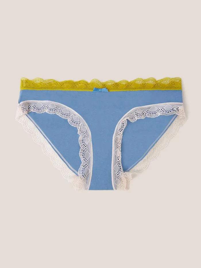 Women UNDERWEAR White Stuff Knicker Dusty Blue Women UNDERWEAR White Stuff Knicker Dusty Blue