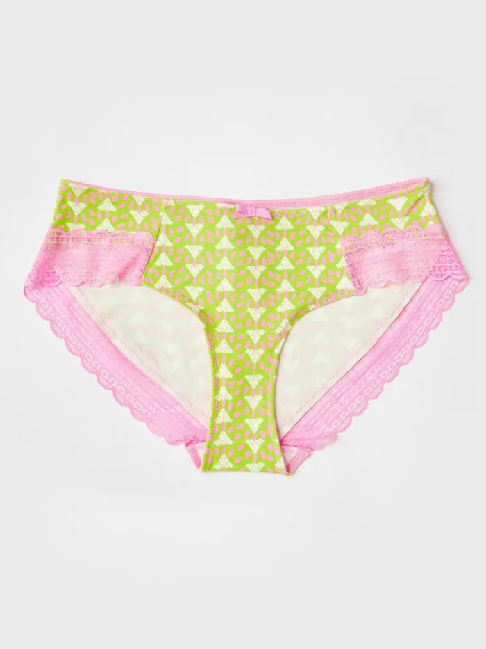 Women UNDERWEAR White Stuff Petal Shortie Green Multi