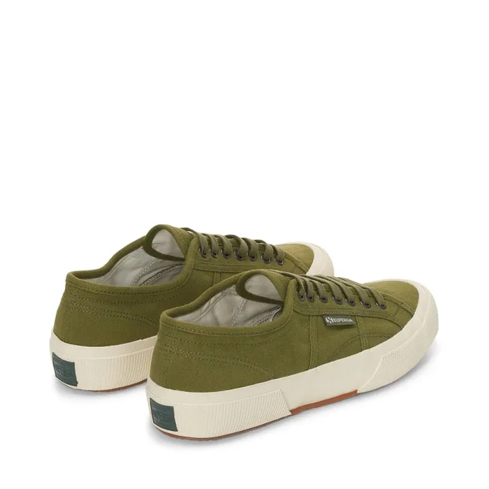 Women Unisex 2750 OG HERRINGBONE Low Cut GREENOFF WHITE Superga Low Cut