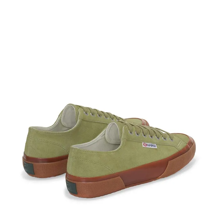 Women Unisex 2750 OG SUEDE Low Cut GREEN SAGEGUM Superga Low Cut