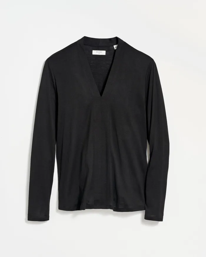 Women V Neck Knit Black Billy Reid Tops