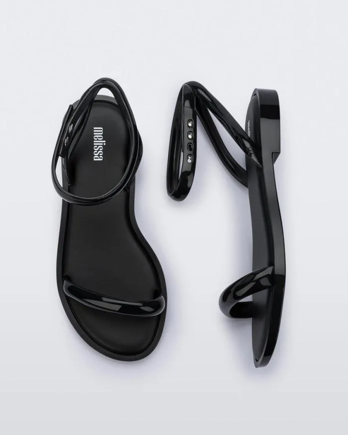 Women Wave Sandal Black Melissa Sandals