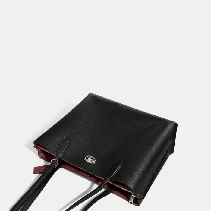 Women Willow Tote Silverblack Coach Totes and Carryalls Women Willow Tote Silverblack Coach Totes and Carryalls