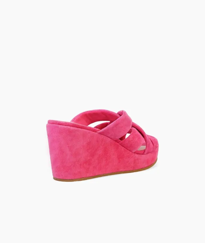 Women Wilona Wedge 8211 Pink Pelle Moda Wedges Women Wilona Wedge 8211 Pink Pelle Moda Wedges