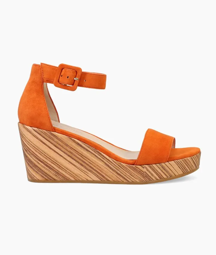 Women Witten Wedge 8211 Mandarin Pelle Moda Wedges