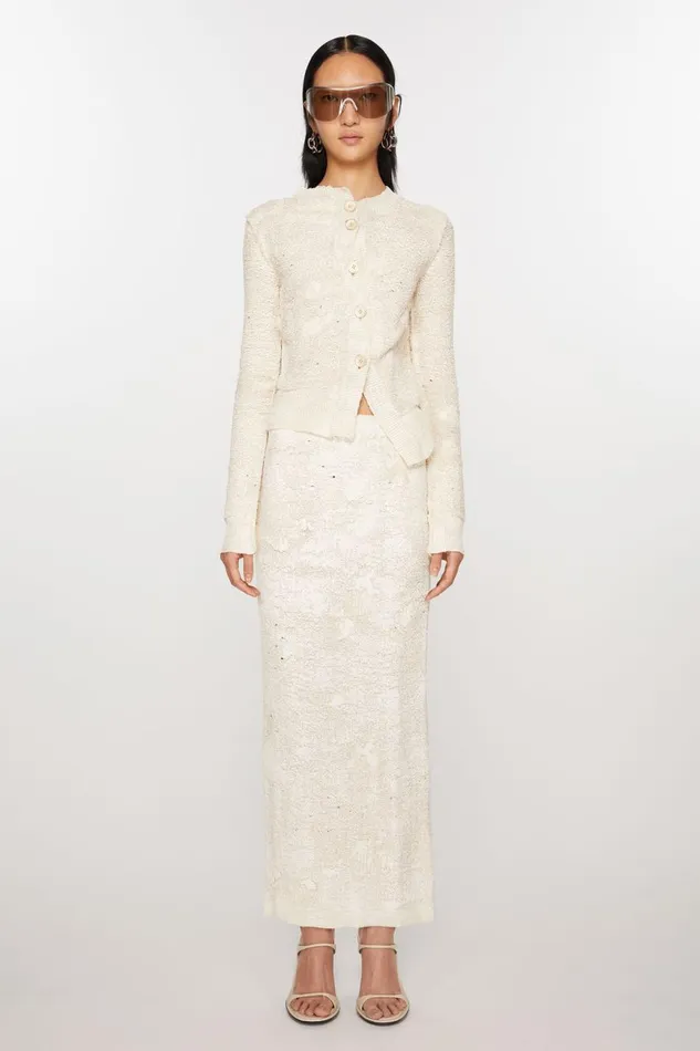 Women Woven Skirt Off White Acne Studios Skirts