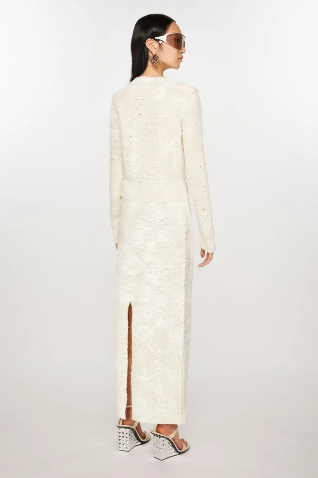 Women Woven Skirt Off White Acne Studios Skirts