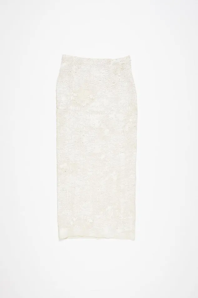 Women Woven Skirt Off White Acne Studios Skirts
