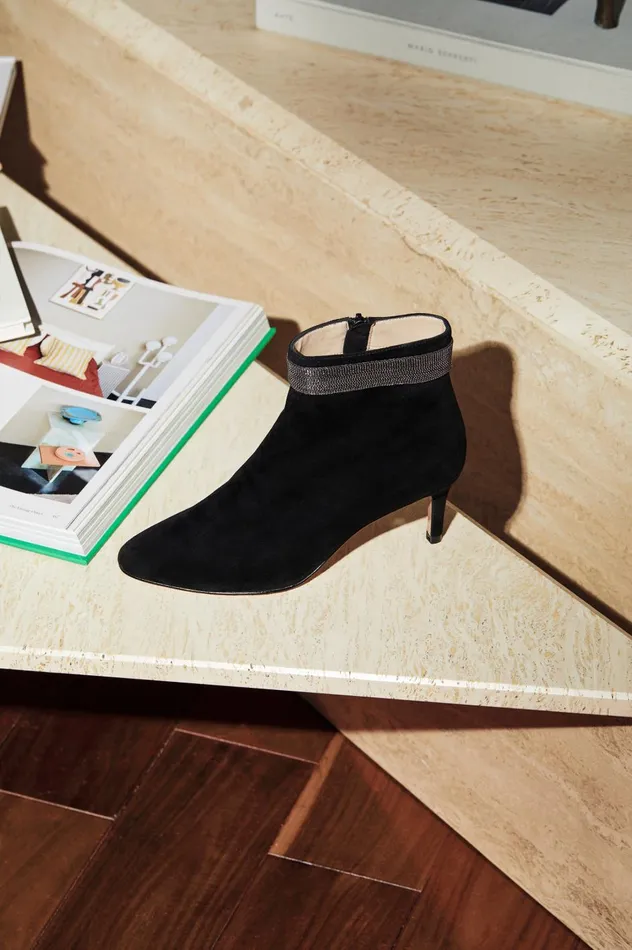 Women Yori Bootie 8211 Black Pelle Moda Low Heels Women Yori Bootie 8211 Black Pelle Moda Low Heels