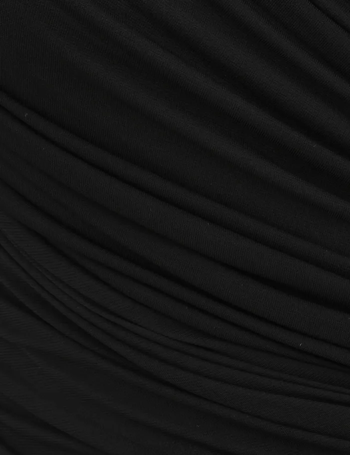 Women Zimmermann Clothing Crush Asymmetrical Midi Dress Black