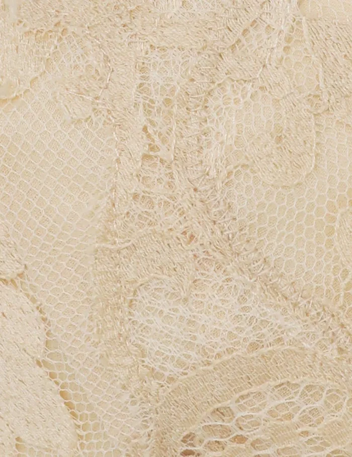 Women Zimmermann Clothing Illustration Lace Bralette Cream