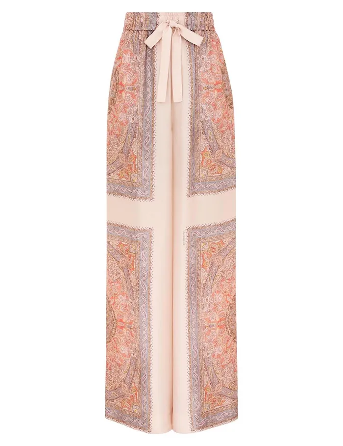 Women Zimmermann Clothing Illustration Track Pant Paisley Haze