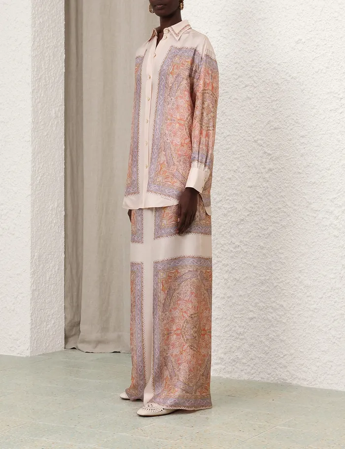 Women Zimmermann Clothing Illustration Track Pant Paisley Haze