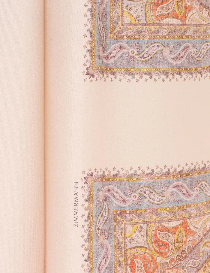 Women Zimmermann Clothing Illustration Track Pant Paisley Haze