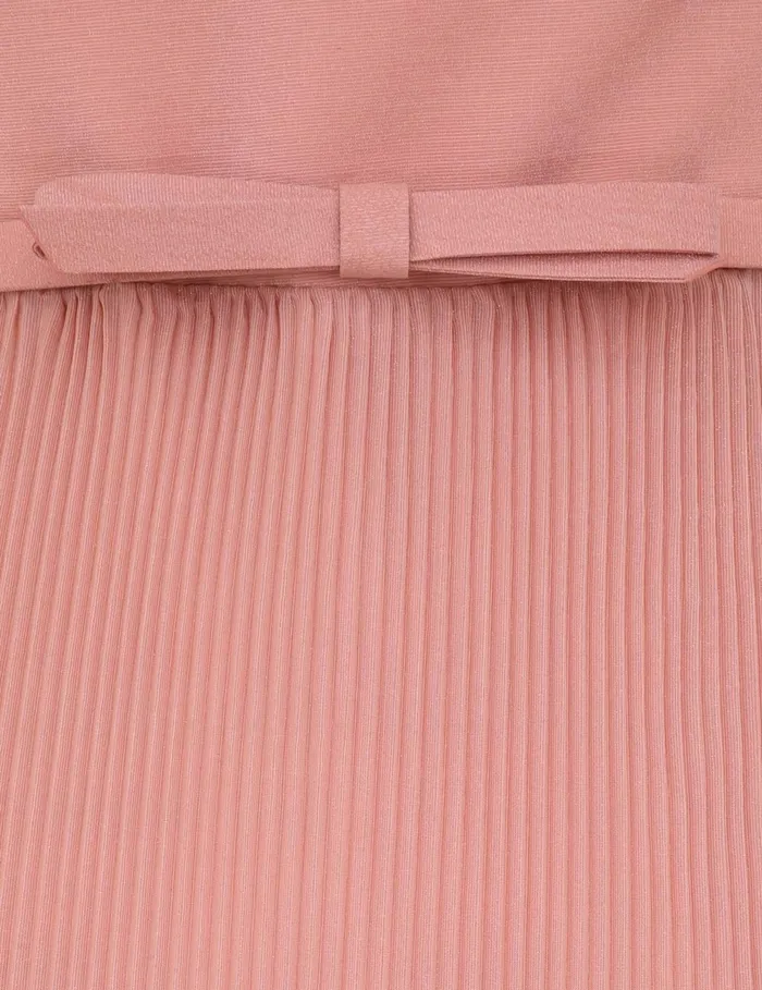 Women Zimmermann Clothing Pleated Frill Midi Dress Lipstick