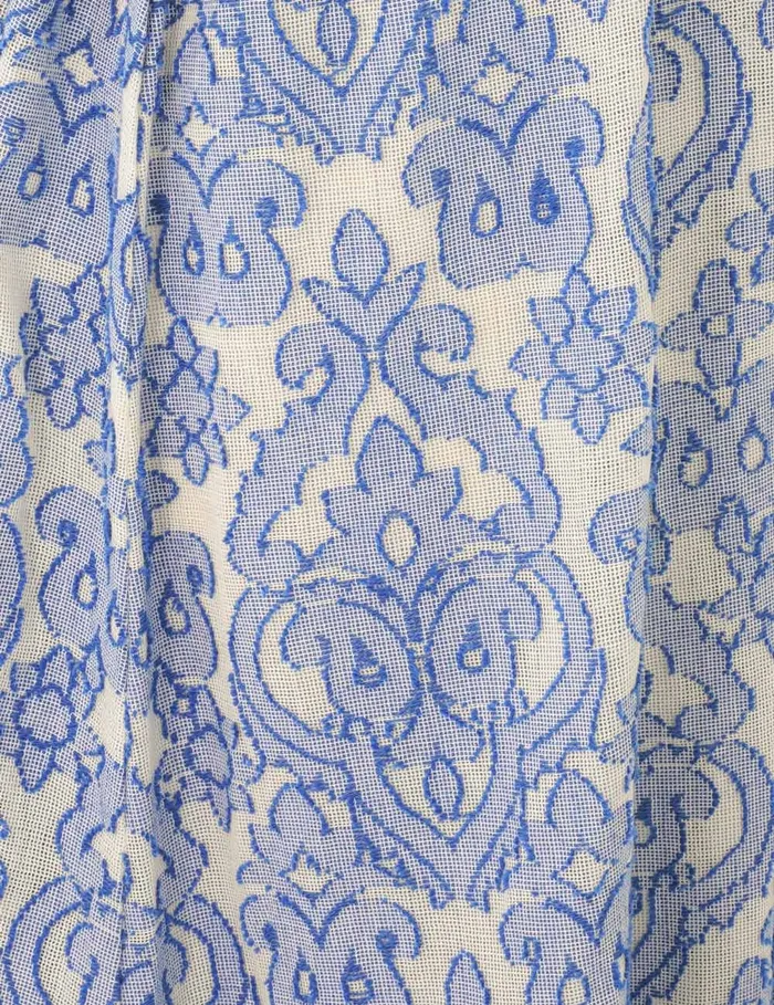 Women Zimmermann Clothing Wylie Lantern Midi Dress Blue