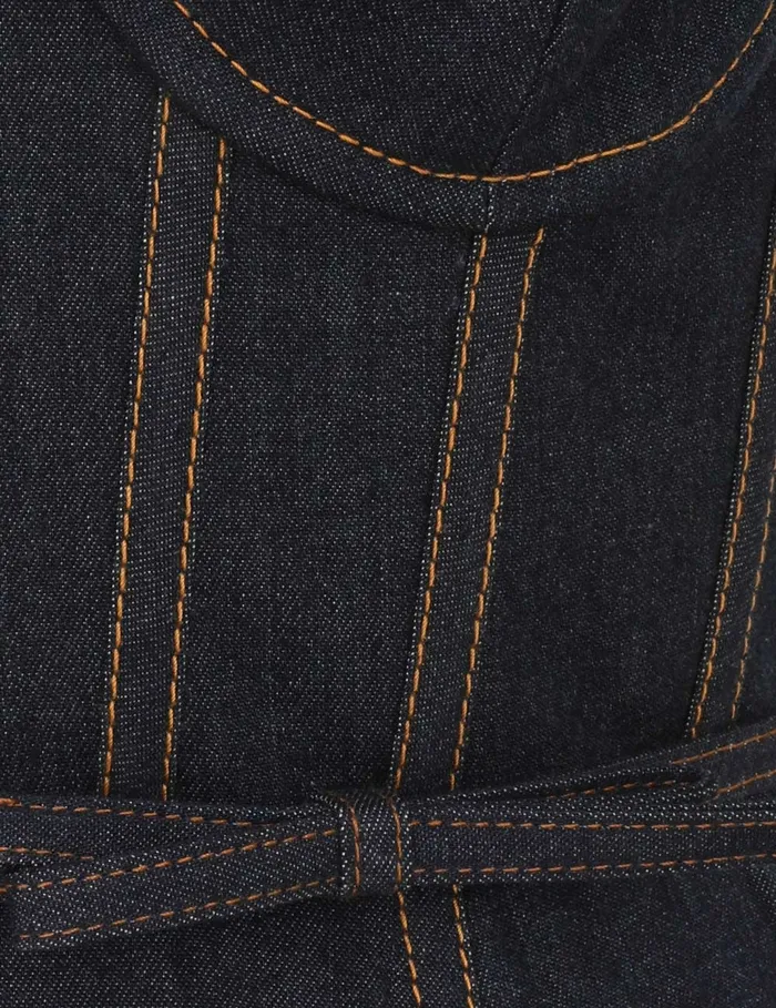 Women Zimmermann Denim Crush Denim Corset Dress Night Sky