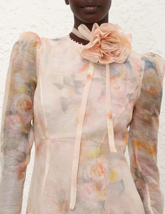 Women Zimmermann Dresses Crush Flower Mini Dress Ciara Floral