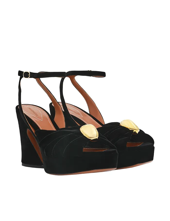 Women Zimmermann Heeled Sandals Gleam Sandal 120 Black