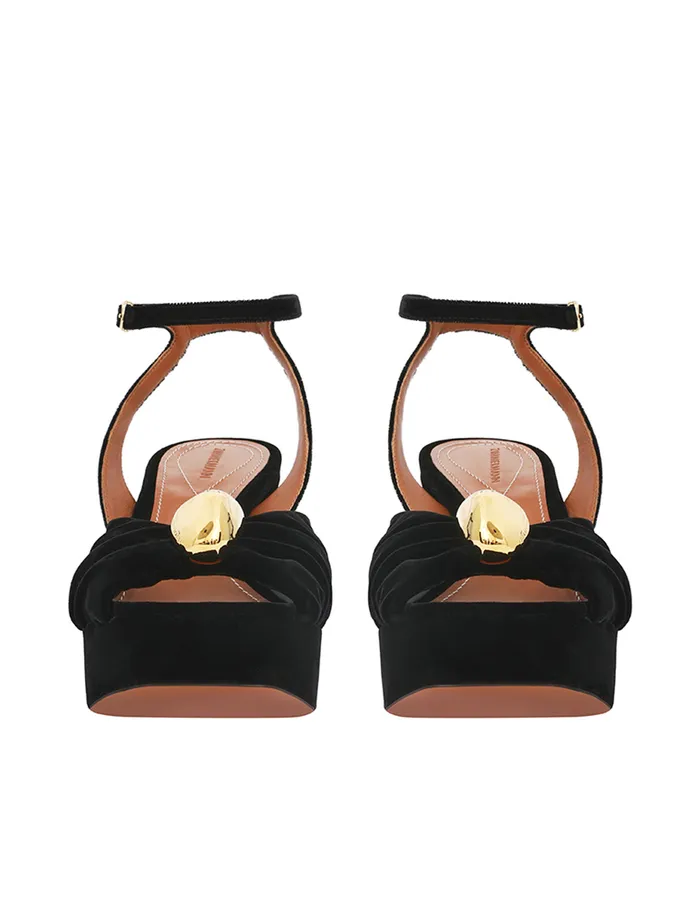 Women Zimmermann Heeled Sandals Gleam Sandal 120 Black