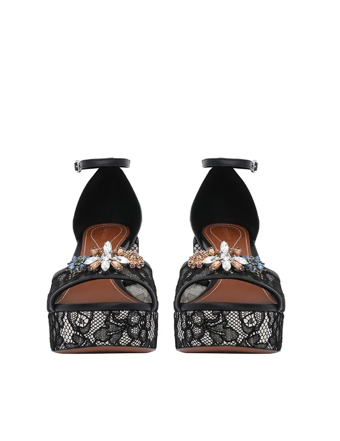 Women Zimmermann Heeled Sandals Pixie Sandal 100 Black
