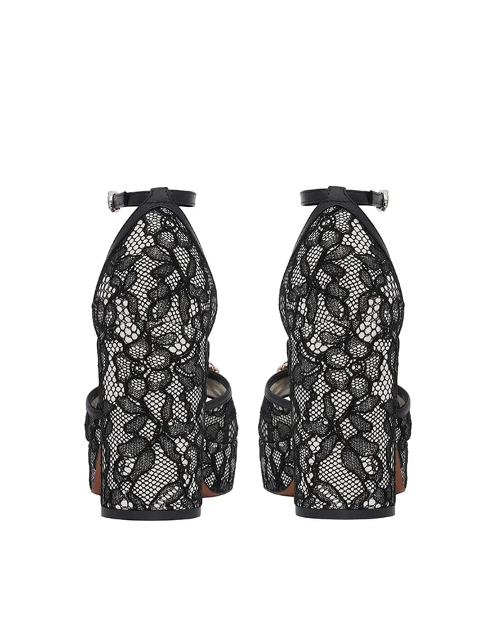 Women Zimmermann Heeled Sandals Pixie Sandal 100 Black