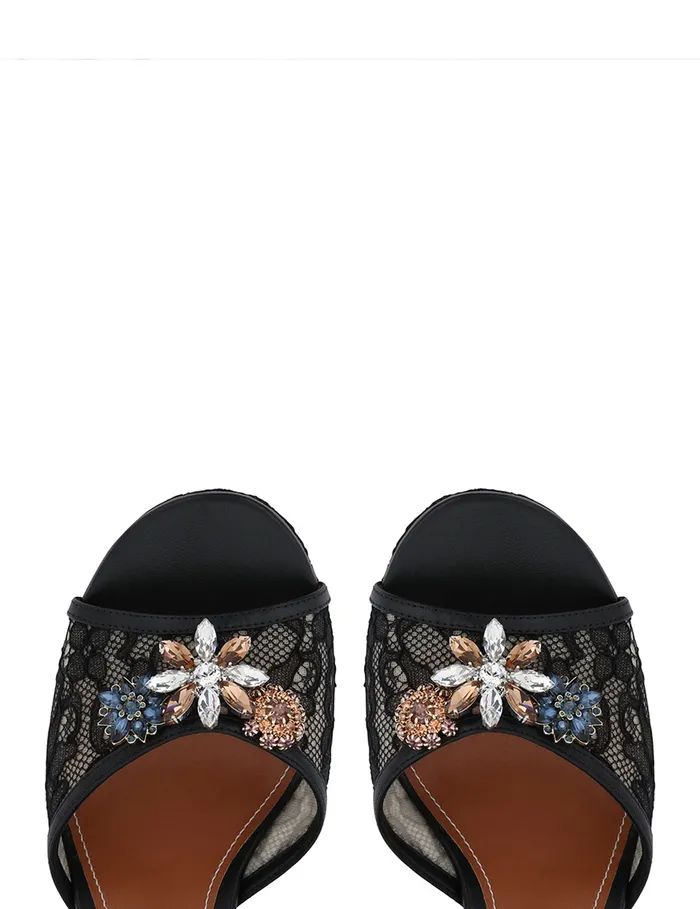 Women Zimmermann Heeled Sandals Pixie Sandal 100 Black
