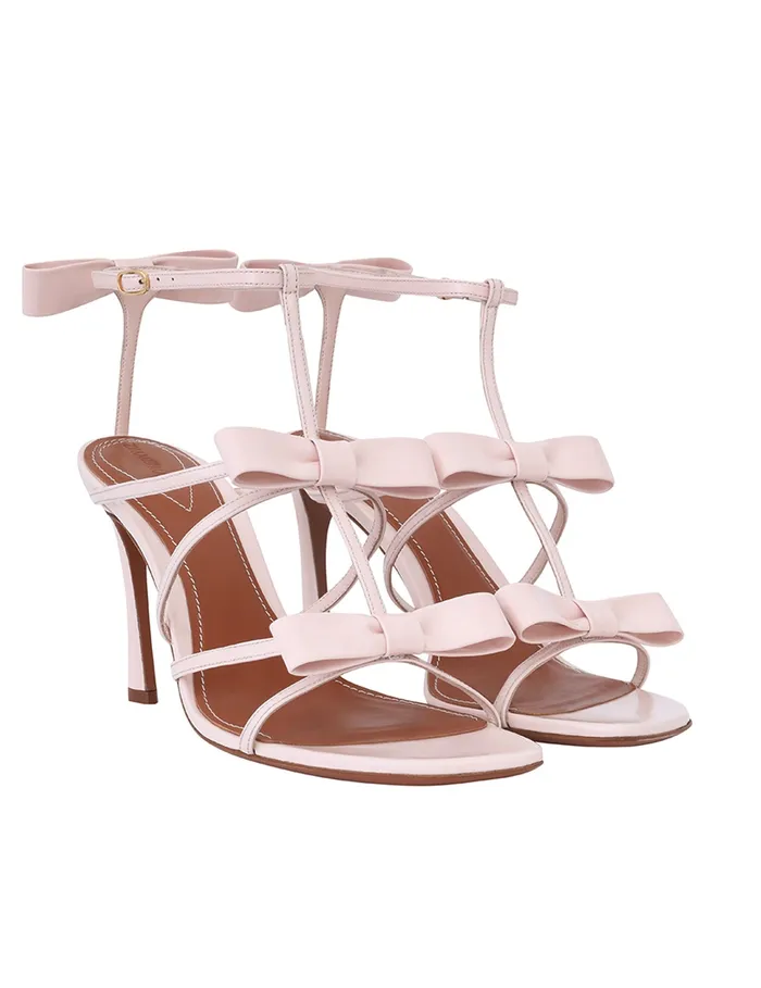 Women Zimmermann Heeled Sandals Tux Sandal 85 Ballet Pink