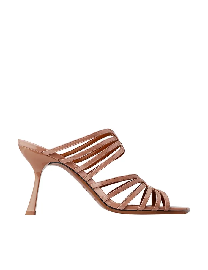 Women Zimmermann Heels Aura Mule Sandal 85 Peach