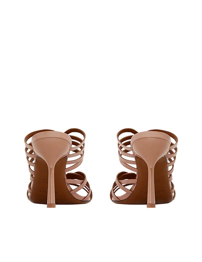 Women Zimmermann Heels Aura Mule Sandal 85 Peach