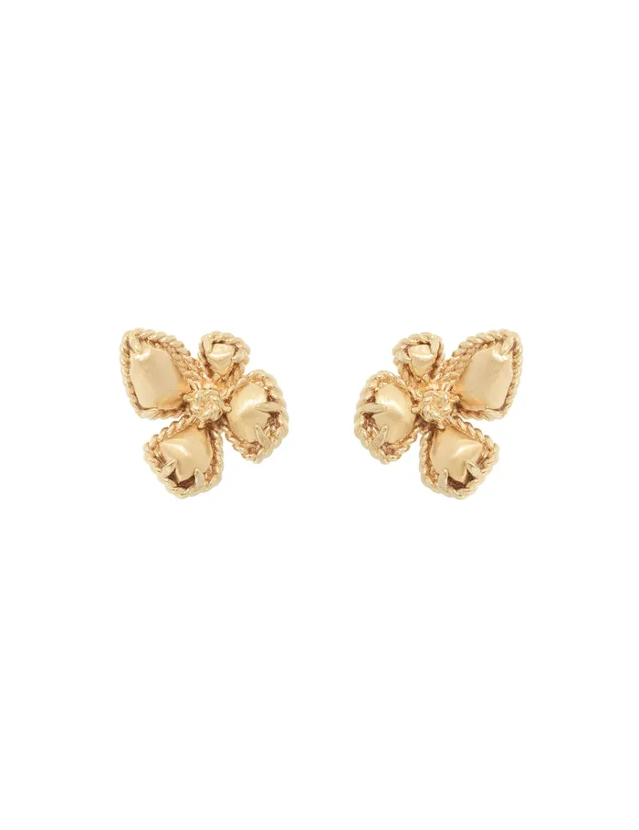 Women Zimmermann Jewellery Bloom Large Studs Gold