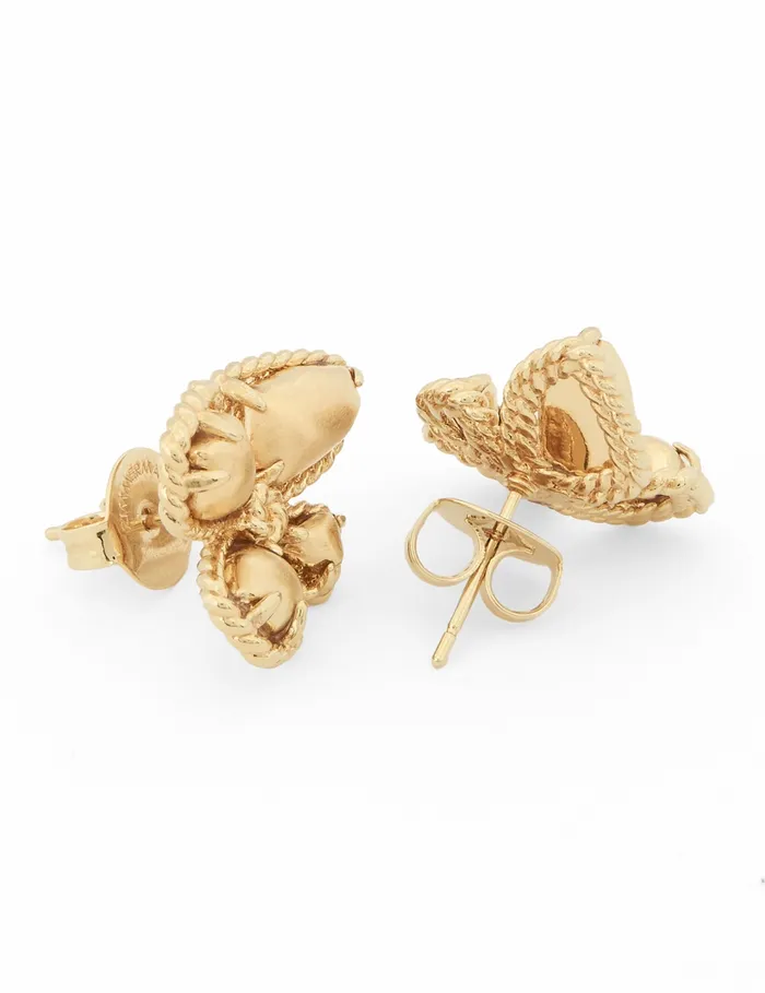 Women Zimmermann Jewellery Bloom Large Studs Gold