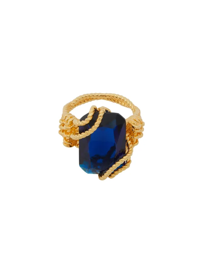 Women Zimmermann Jewellery Bloom Ring Goldsapphire