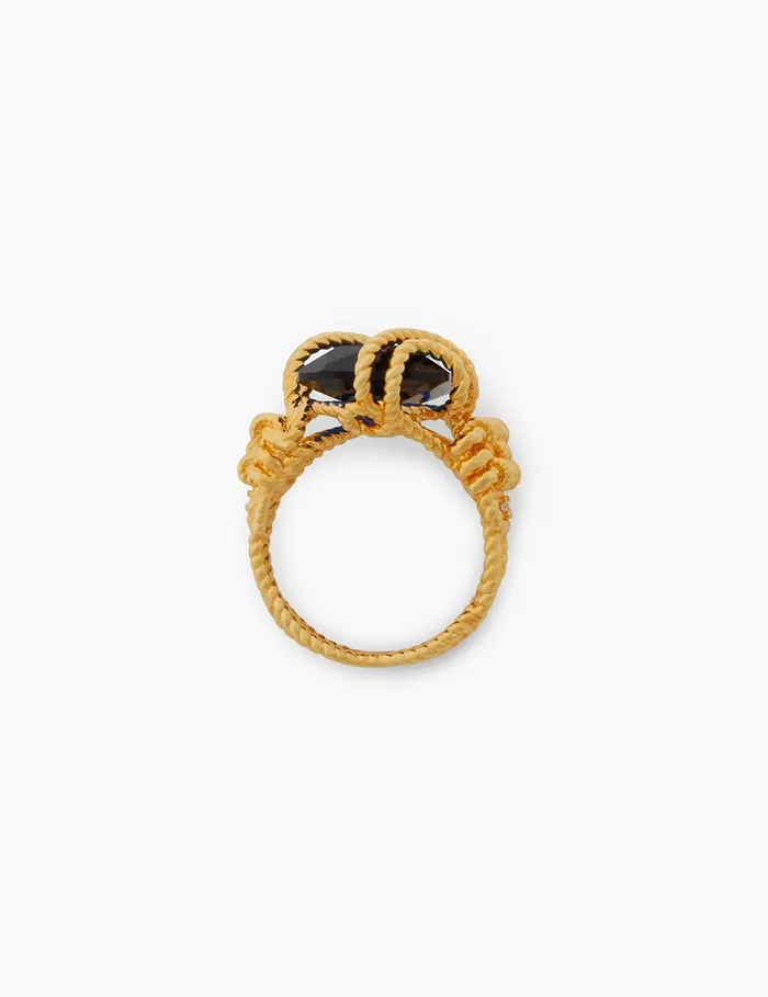 Women Zimmermann Jewellery Bloom Ring Goldsapphire