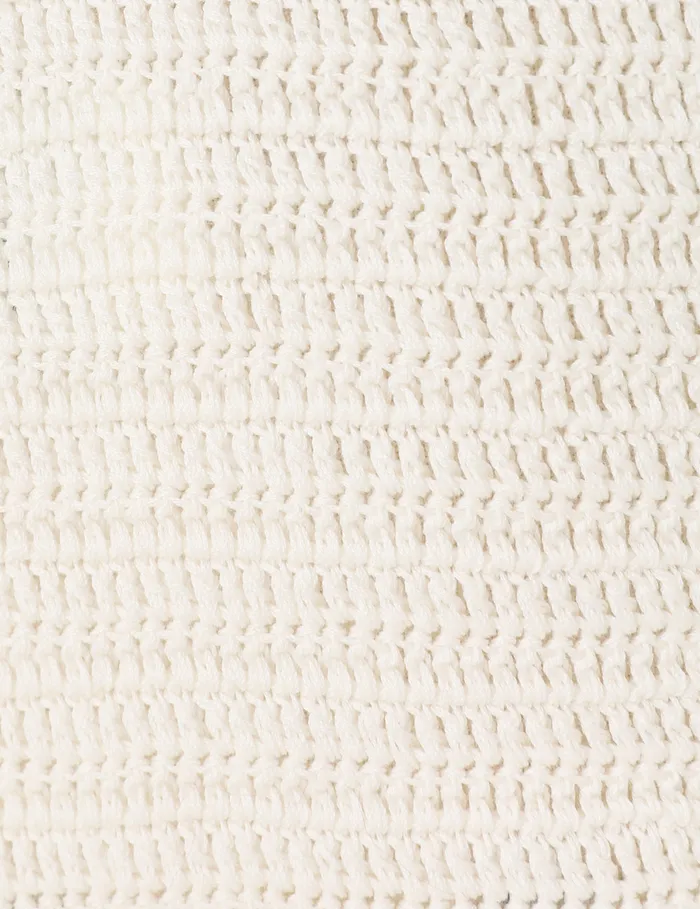 Women Zimmermann Knitwear Ottie Crochet Top Ivory