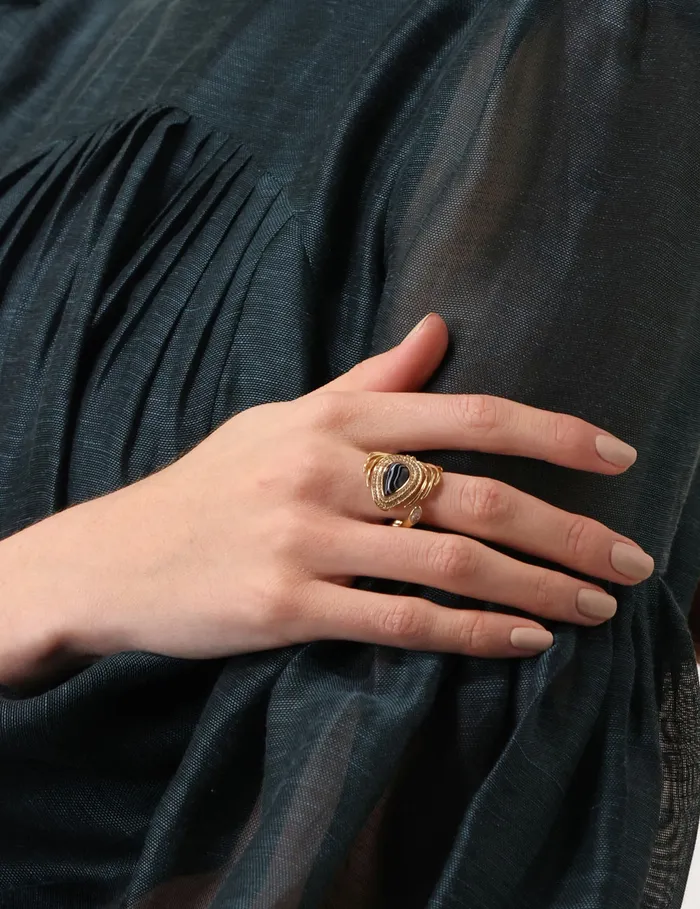 Women Zimmermann Rings Muse Ring Goldonyx